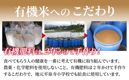 【先行予約】【令和6年産】【有機JAS認証米】南さんちのこしひかり 4kg（2kg×2袋）＜玄米＞  [A-075002]