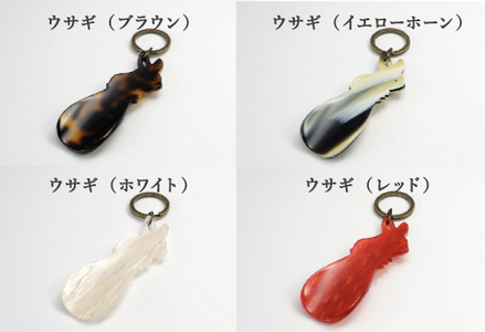 ＜KISSO＞sabae靴べら　rabbit　イエローホーン