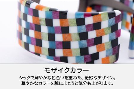 Apple Watch専用バンド 「Air bangle（エアバングル）」モザイクカラー（Series10/11　42モデル）