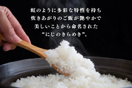 【数量限定！10袋限定販売！！】令和7年産 にじのきらめき　通常便（1回配送）計10kg（5kg×2袋