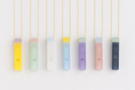 防災・防犯用 笛『effe（エッフェ）～candy～』ミント×ピンク