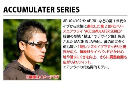 鼻パッドのない『エアフライ』 for キッズ 1眼 :ブルー AF-901 C-3