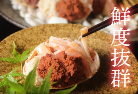 越前がに（メス）「せいこがに」身出し甲羅盛り 70g × 2杯