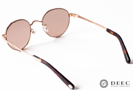 ドライビングサングラス 『DEEC MONZA』⑦フレーム／マットカッパー, レンズ／ローズブラウン