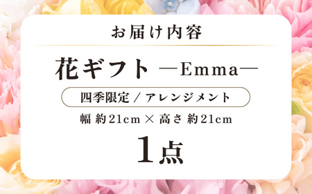 気分を変える花ギフト Emma(アレンジメント・四季限定アイテム) [aw062-a006_09]