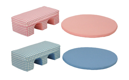 【ピンク】お子様向け 正座クッションセット ピコ《カラー 全2色》《優しいカラーのクッション・マットの組み合わせ》 / キッズ 子供 小さめ イス フローリング インテリア 雑貨 手作り 国産 可愛い [aw055-a002_01]