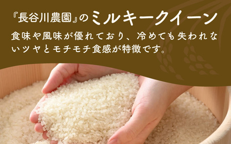 【令和7年産 新米】定期便《6ヶ月連続お届け》ミルキークイーン 精米 5kg×2袋 10kg（計60kg）＜低農薬栽培＞ ／ 高品質 鮮度抜群 福井県あわら市産 白米 お米 米 [aw066-l001]