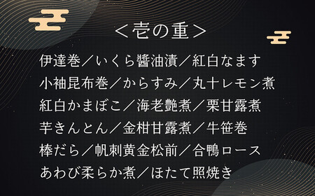 老舗料亭のおせち『和風おせち三段重』（4～5人前）【一乃松】