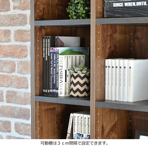 幅60cm カントリー風絵本棚 CR-9060オープン ホワイト 本棚 家具 [D-18804_01]