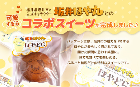ほやドラ 10個セット 福井県坂井市の公式キャラクター "坂井ほや丸" との 可愛すぎるコラボスイーツ【どら焼き 和菓子 お菓子 スイーツ おやつ インスタ映え ほや丸 キャラクターコラボ 詰め合わせ セット】 [A-12843]