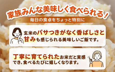 【期間限定】【3ヶ月連続お届け】【令和7年産】発芽玄米 特別栽培米 ミルキークイーン 3kg×3回（計9kg）発芽玄米  [F-2924]