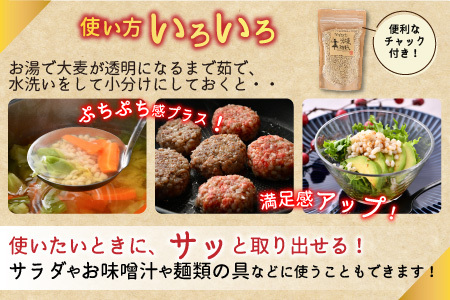 【先行予約】 六条うるち大麦 250g × 6袋 (合計1.5kg) 【2026年6月中旬以降順次発送予定】 プチプチ食感がやみつきに！ 若宮麦子でお腹スッキリ【国産大麦 うるち麦 健康 腸活 雑穀 穀物 麦ごはん 食物繊維 小分け パック】 [A-13605]