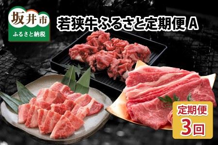 【3ヶ月連続お届け】 若狭牛ふるさと定期便A [C-2209]