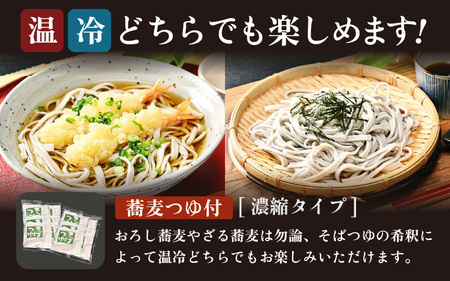 【数量限定】越前霞蕎麦セット 生そば 12食入り （2食入り×6袋） [A-16801]