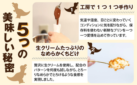 【12/23入金分まで年内発送 年内配送】恐竜発掘プリン３個