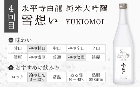 【4か月連続お届け】吉田酒造 プレミアム定期便