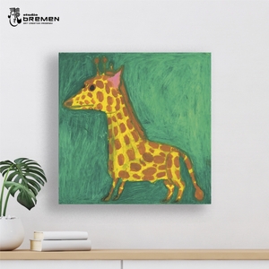 蛯子陽太(studioBREMEN)の動物作品【オイルパステル画オーダーメイド】 S8号サイズ ( 絵画 絵 アート 動物 犬 猫 )【202-0001】