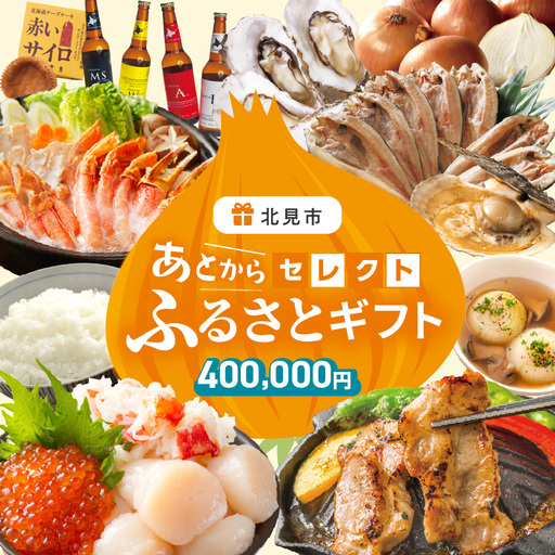あとからセレクト【ふるさとギフト】40万円 ( 北海道 北見市 あとから 選べる )【AS-400000】