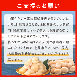 【A2-027】北海道オホーツク海産ホタテ貝柱1.2kg生食用