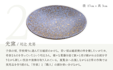 越前焼のふるさと越前町からお届け！ 窯元めぐり 3枚組 そば鉢編 越前