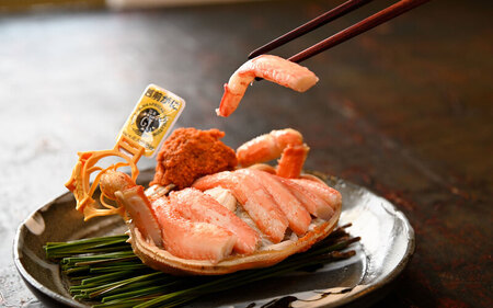 越前甲羅盛り 浜茹で【せいこがに 大】2杯セット [e56-x011]