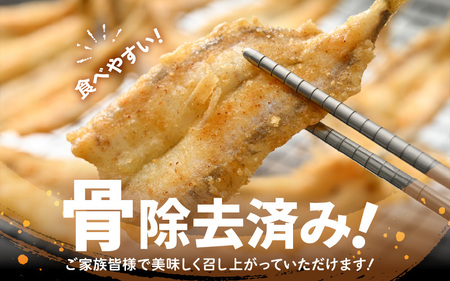 揚げるだけ ! メギス 開き 唐揚げ 計600g（200g × 3P） 骨取り 粉打ち済 バラ凍結 冷凍【 福井県 海鮮 ニギス にぎす さかな めぎす フライ 揚げ物 魚介 おつまみ 酒の肴 お取り寄せ グルメ 宅飲み 小分け 日常使い おかず 惣菜 冷凍食品 】 [e15-a037]