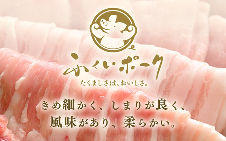 【ブランド豚】ふくいポーク バラスライス 2.4kg（300g × 8）冷凍 国産豚肉 [e02-b011]