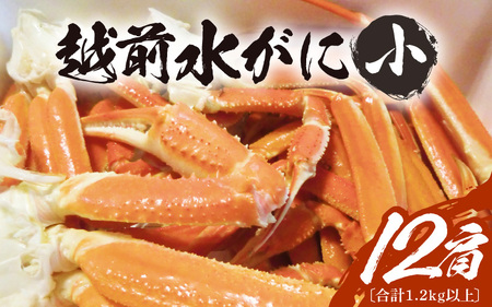 【期間限定】浜ゆで 越前産水がに小サイズ 12肩（足のみ2肩あたり200～300g） 合計1.2kg以上 産地直送 食べやすい【雄 ズワイガニ 越前ガニ 足のみ ボイル 冷蔵 かに カニ 蟹 福井県】希望日指定可 備考欄にメールアドレスをご記入ください [e68-x008]