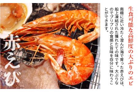 厳選！海鮮BBQ≪D≫セット（3種7品、2～3人用）するめいか漁師漬け えび 帆立 バーベキュー アウトドア 網焼き 冷凍便 [e04-a068]