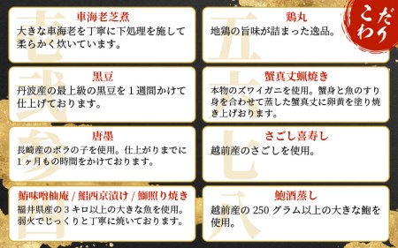 【先行予約】迎春 おせち 2025年 3段重 3～4人前 40品目以上 盛付済「料理旅館 樹香苑」料理長厳選おせち【福井県 お節 冷蔵 おせち料理2025 おせち お節 御節 迎春 新春 初春 おせち料理 2025 冷蔵 お取り寄せ お取り寄せグルメ お正月】【2024年12月30日発送】 [e29-k002]