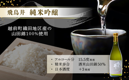 【先行予約】越前の地酒 夏 四季の日本酒飲み比べ 720ml × 2本 江戸時代より創業 飛鳥井（あすかい）のお酒【2026年6月以降順次発送予定】 [e19-a024]