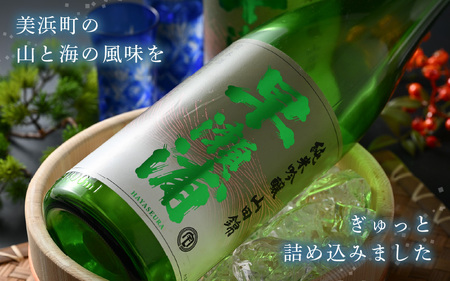 入手困難【早瀬浦】純米吟醸 山田錦 1800ml × 1本【日本酒 地酒 福井 美浜 早瀬 フルーティ 男酒 硬水 ミネラル 希少 ご褒美 家飲み 敬老の日 プレゼント】[m16-b022]