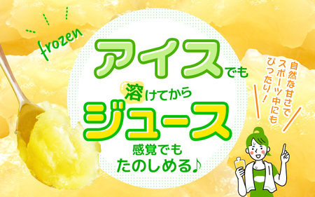 凍らせて食べるゼリー（メロン）180ml  3個入 アイス ゼリー [m01-a057]