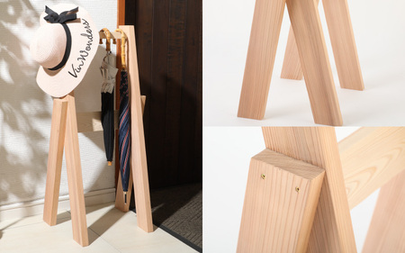 京若狭 杉を使ったDIYキット レイニーラック【組み立て説明書付】[A-028007] 自作 家具