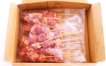 【国産・生冷凍】焼き鳥親もも串30本（1本約20g）×2セット 鶏肉 歯ごたえ チャック 袋 包装 小分け 保存 厳選 新鮮 自慢 炭火 おかず グリル 美味しい 