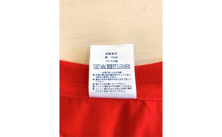 レインボー戦隊　五湖レンジャー　赤色子供用Tシャツ（恐竜王国福井とのコラボ） 130cm