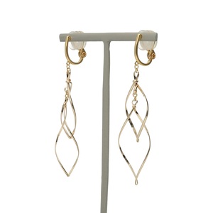 K14GF　ダブルマーキスイヤリング　GFE-4020