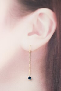 K10YG　ロンドンブルートパーズピアス【KPG-1690】