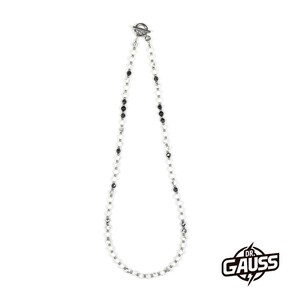 ボディアジャストメントネックレス　Dr.ガウス　マンテルタイプ　ホワイトVer.　５５ｃｍ