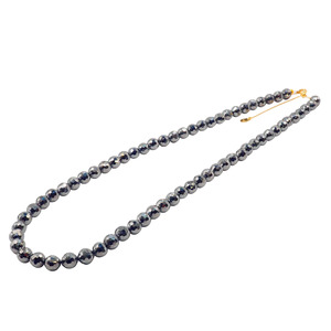 K18YG テラヘルツ鉱石(ミラーカット)ネックレスHA-0277