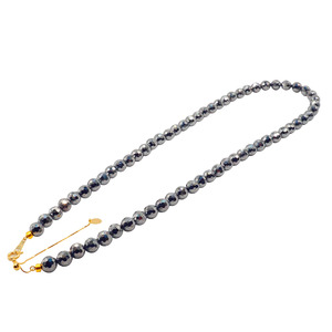 K18YG テラヘルツ鉱石(ミラーカット)ネックレスHA-0277