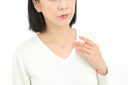 【ふるなび限定】【一点もの】ダイヤモンド（1.021ct）K18WGペンダント　R55　K05086-H　FN-Limited