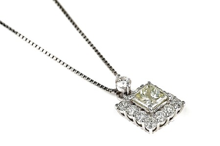 【ふるなび限定】【一点もの】ベリーライトイエローダイヤモンド（0.831ct）プラチナペンダント　R60　K05091-H　FN-Limited-SP