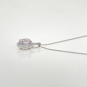 【ふるなび限定】【一点もの】Pt900　クンツァイト（3.612ct）ペンダント　FN3　K05080-H　FN-Limited