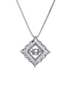 ダンシングストーンダイヤペンダント(ネックレス) プラチナ900 0.10ct (FTW-3831)