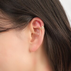 K10 ミニマムイヤーカフ・クロス 00037