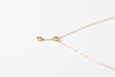 宝石のまち甲府PR！K18ダイヤモンドペンダントネックレス　KDP-1047B