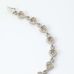 Deliciae　PT900/K18PG　ハートブレスレット　ダイヤモンド【5.80ct】鑑別書付　K05153-H