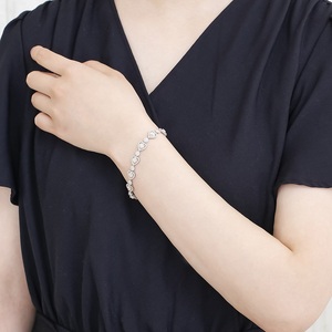 Deliciae　PT900/K18PG　ハートブレスレット　ダイヤモンド【5.80ct】鑑別書付　K05153-H