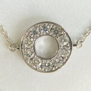 PT900 ダイヤモンドサークルブレスレット K05124-H